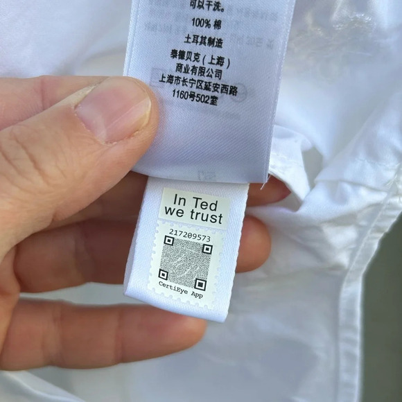 Ted Baker Sarelia Exaggerated Frill Shirt, Ted  Size “3” (approx size 8) - Picture 13 of 15